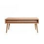Hanah Home Viva - 200 Mesa de centro de 2 niveles en Pino Atlántico